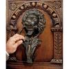 Design Toscano Grande Florentine Lion Authentic Foundry Iron Door Knocker SP920